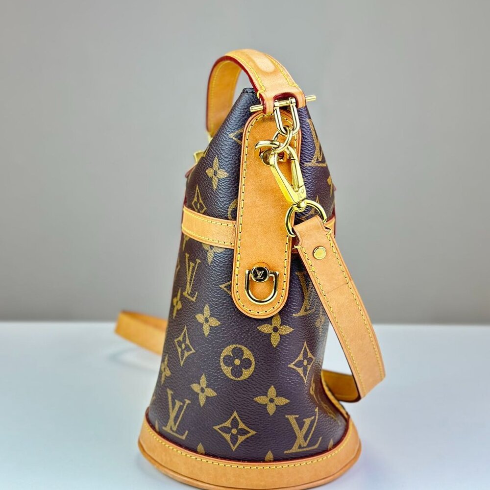 Louis Vuitton Monogram Canvas Duffle Shoulder Bag Crossbody - Picture 2 of 8